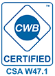 Certifié CWB, RBQ : 5740-1648-01